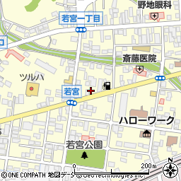 福島県二本松市若宮2丁目197周辺の地図