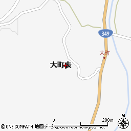 福島県二本松市針道大町表周辺の地図