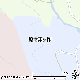 福島県二本松市原セ天ヶ作周辺の地図