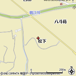 福島県南相馬市原町区鶴谷松下周辺の地図