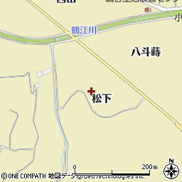 福島県南相馬市原町区鶴谷（松下）周辺の地図