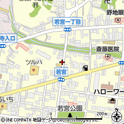 福島県二本松市若宮2丁目周辺の地図