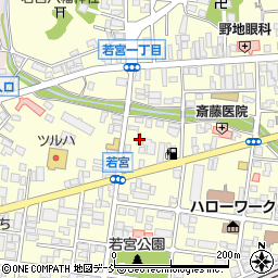 福島県二本松市若宮2丁目118周辺の地図
