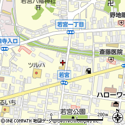 福島県二本松市若宮2丁目110周辺の地図