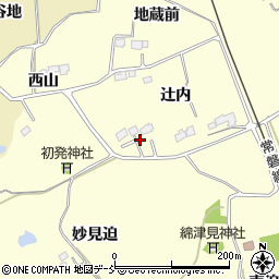 福島県南相馬市原町区江井辻内周辺の地図
