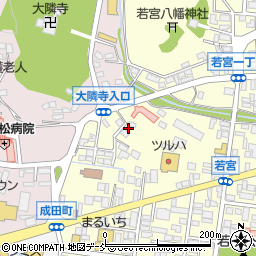 福島県二本松市若宮2丁目41周辺の地図