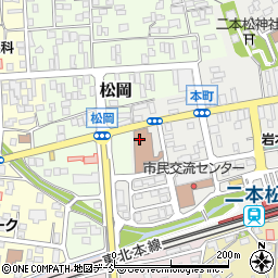 二本松郵便局 ＡＴＭ周辺の地図