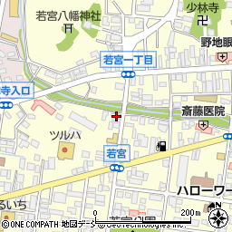 福島県二本松市若宮2丁目112周辺の地図