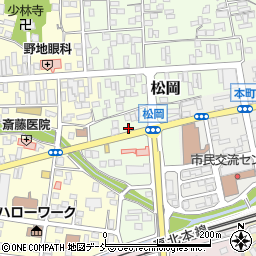 福島県二本松市松岡220周辺の地図