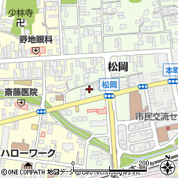福島県二本松市松岡218周辺の地図