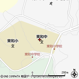 二本松市立東和中学校周辺の地図