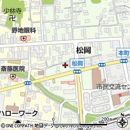 福島県二本松市松岡219周辺の地図
