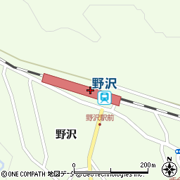 野沢駅周辺の地図