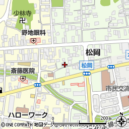 福島県二本松市松岡207周辺の地図