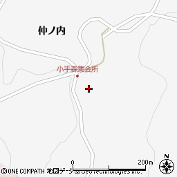 福島県二本松市針道長信田周辺の地図