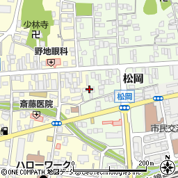 福島県二本松市松岡205周辺の地図