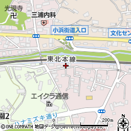 福島県二本松市上竹1丁目4周辺の地図