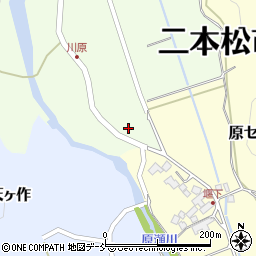 福島県二本松市原セ川原175周辺の地図