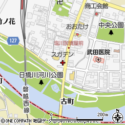 福島県喜多方市塩川町中町1907周辺の地図