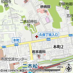 ＫＡＴＥＫＹＯ学院　二本松駅前校周辺の地図