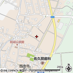新潟県三条市新堀周辺の地図