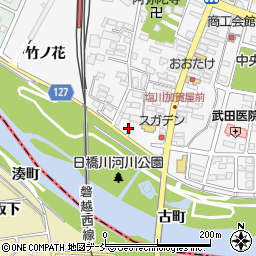 福島県喜多方市塩川町清水岸周辺の地図
