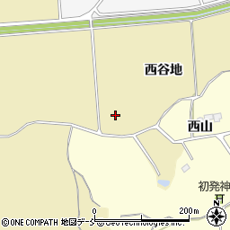 福島県南相馬市原町区鶴谷西谷地周辺の地図