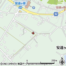 福島県二本松市安達ヶ原周辺の地図