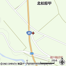 福島県西会津町（耶麻郡）野沢（南松原甲）周辺の地図