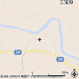 新潟県東蒲原郡阿賀町三宝分丙840-3周辺の地図