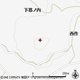 福島県二本松市針道愛宕森周辺の地図
