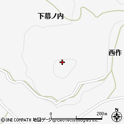 福島県二本松市針道（愛宕森）周辺の地図