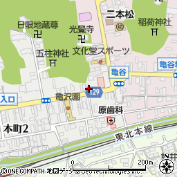 福島県二本松市本町1丁目227周辺の地図