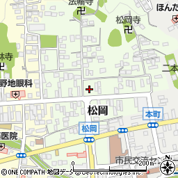 福島県二本松市松岡150周辺の地図