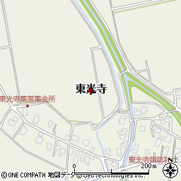 新潟県三条市東光寺周辺の地図