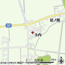 福島県喜多方市塩川町遠田寺内周辺の地図