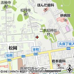 福島県二本松市松岡172-3周辺の地図