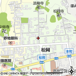 福島県二本松市松岡148周辺の地図