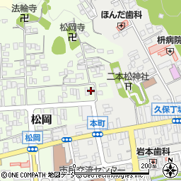 福島県二本松市松岡169周辺の地図