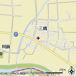 福島県喜多方市塩川町金橋三橋8周辺の地図