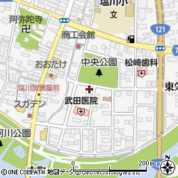 角田自転車店周辺の地図