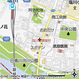 福島県喜多方市塩川町中町1899周辺の地図