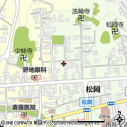 福島県二本松市松岡125周辺の地図