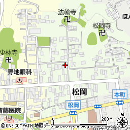 福島県二本松市松岡118周辺の地図