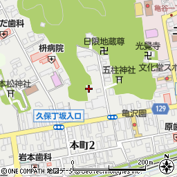 福島県二本松市本町1丁目211周辺の地図