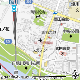 福島県喜多方市塩川町中町1897周辺の地図