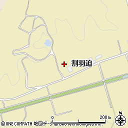福島県南相馬市原町区鶴谷割羽迫周辺の地図