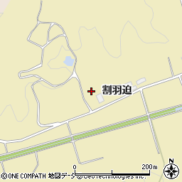 福島県南相馬市原町区鶴谷（割羽迫）周辺の地図