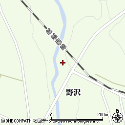 福島県耶麻郡西会津町野沢小豆窪乙周辺の地図