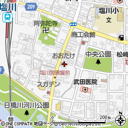 福島県喜多方市塩川町中町1923周辺の地図